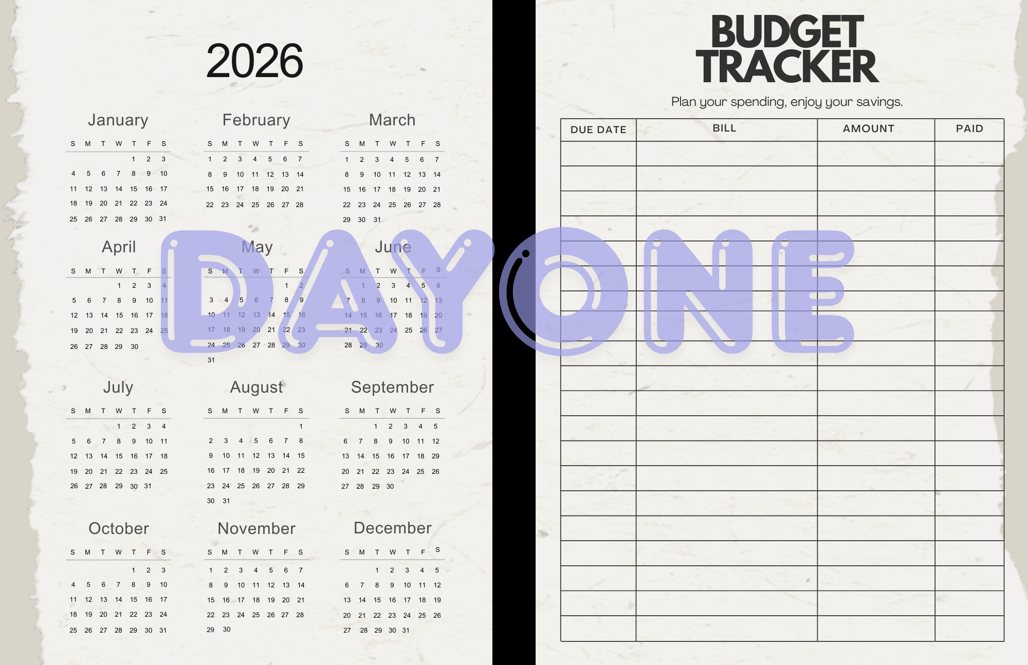 Money Pot Savings & Budget Planner | Printable Financial Planner | Monthly Budget, Bills & Savings Tracker PDF