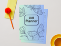 2026 Planner Printable | Full Year Calendar with Monthly Notes | Minimal & Aesthetic 2026 Planner PDF